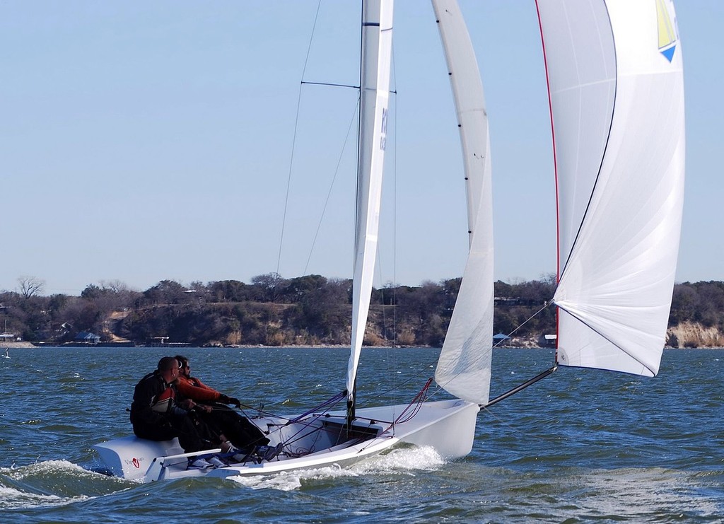 Mauri Pro’s Jonathan McMillan, trimming the spinnaker in a Viper 640 © Mauri Pro Sailing . http://www.mauriprosailing.com